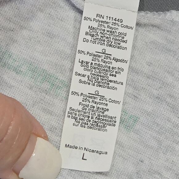 Hornitos Tequila Mens Tank Size L Gray Heather Graphic Logo Racerback Round Neck - Picture 7 of 7